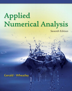 Cover of the book Numerical analysis (7th ed )