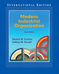 Couverture de l’ouvrage Modern industrial organization (4th ed.)