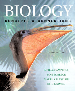 Couverture de l’ouvrage Biology, concepts and connections(international edition) (5th ed )