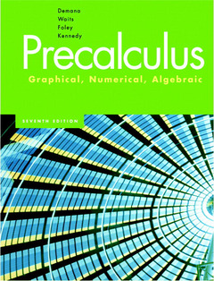 Cover of the book Precalculus, functions and graphs (6th ed )