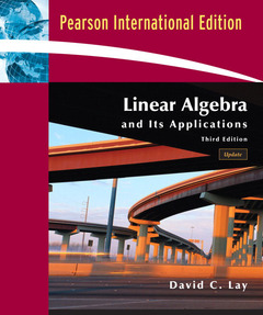 Couverture de l’ouvrage Linear algebra and its applications