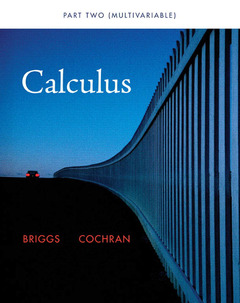 Couverture de l’ouvrage Calculus, part two (multivariable) (1st ed )