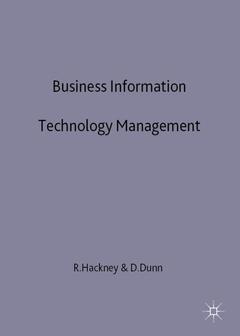 Couverture de l’ouvrage Business information technology management: alternative & adaptative futures