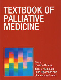 Couverture de l’ouvrage Textbook of palliative medicine