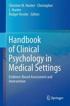 Couverture de l’ouvrage Handbook of Clinical Psychology in Medical Settings