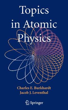 Couverture de l’ouvrage Topics in Atomic Physics