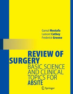 Couverture de l’ouvrage Review of Surgery