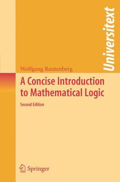 Couverture de l’ouvrage A concise introduction to mathematical logic