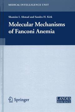 Couverture de l’ouvrage Molecular Mechanisms of Fanconi Anemia