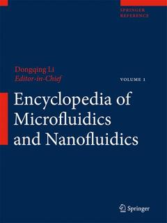 Couverture de l’ouvrage Encyclopedia of microfluidics & nanofluidics. Version e-reference