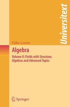 Couverture de l’ouvrage Algebra