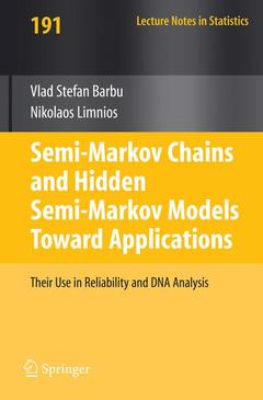 Couverture de l’ouvrage Semi-Markov Chains and Hidden Semi-Markov Models toward Applications