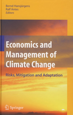Couverture de l’ouvrage Economics and Management of Climate Change