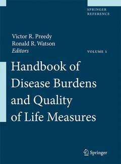 Couverture de l’ouvrage Handbook of Disease Burdens and Quality of Life Measures