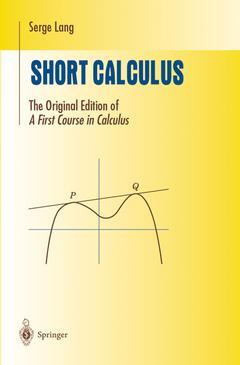 Couverture de l’ouvrage Short Calculus