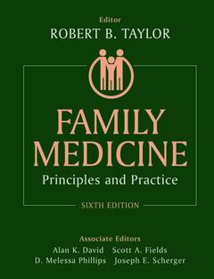 Couverture de l’ouvrage Family medicine. Principles & practice 6° Ed.