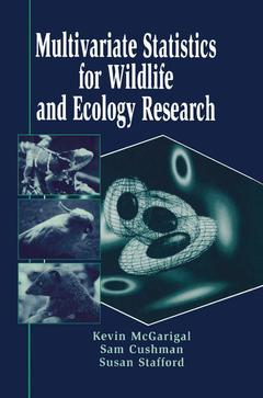 Cover of the book Multivariate Statistics for Wildlife and Ecology Research