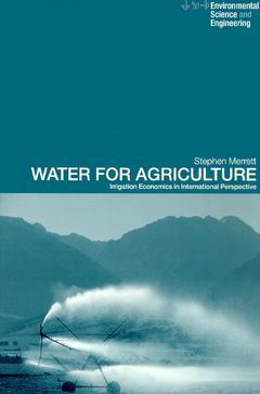 Cover of the book Water for Agriculture