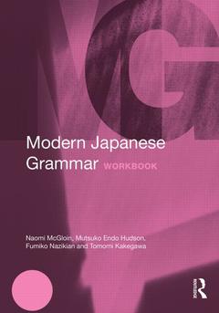 Couverture de l’ouvrage Modern Japanese Grammar Workbook