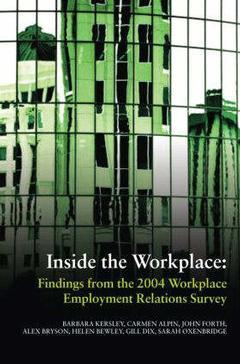 Couverture de l’ouvrage Inside the Workplace