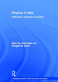 Couverture de l’ouvrage Finance in Asia