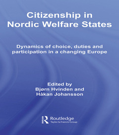 Couverture de l’ouvrage Citizenship in Nordic Welfare States