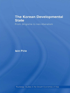 Couverture de l’ouvrage The Korean Developmental State