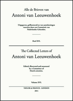 Couverture de l’ouvrage The Collected Letters of Antoni Van Leeuwenhoek - Volume 16