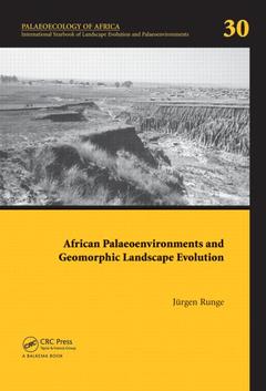 Couverture de l’ouvrage African Palaeoenvironments and Geomorphic Landscape Evolution