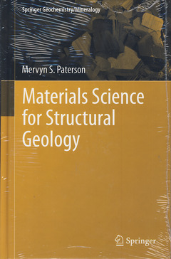 Couverture de l’ouvrage Materials Science for Structural Geology