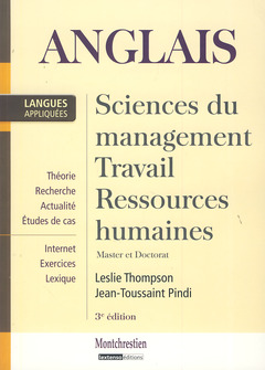 Couverture de l’ouvrage ANGLAIS : SCIENCES DU MANAGEMENT, TRAVAIL, RESSOURCES HUMAINES - 3ÈME ÉDITION