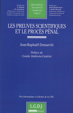 Cover of the book les preuves scientifiques et le procès pénal