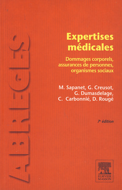 Cover of the book Expertises médicales