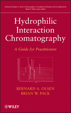 Couverture de l’ouvrage Hydrophilic Interaction Chromatography