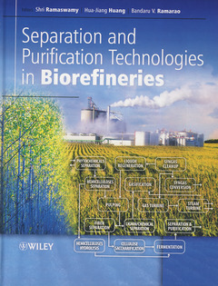Couverture de l’ouvrage Separation and Purification Technologies in Biorefineries