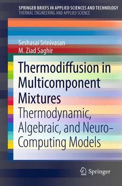 Couverture de l’ouvrage Thermodiffusion in Multicomponent Mixtures