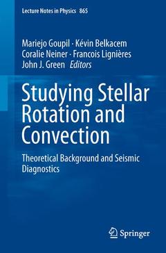 Couverture de l’ouvrage Studying Stellar Rotation and Convection