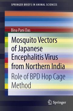 Couverture de l’ouvrage Mosquito Vectors of Japanese Encephalitis Virus from Northern India