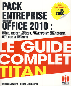 Couverture de l’ouvrage TITAN PACK ENTREPRISE OFFICE 2010