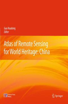 Couverture de l’ouvrage Atlas of Remote Sensing for World Heritage: China