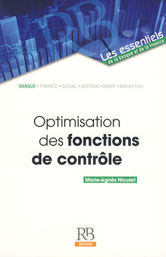 Cover of the book Optimisation des fonctions de contrôle