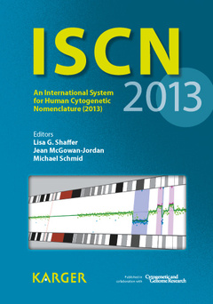 Couverture de l’ouvrage ISCN 2013 - An international system for human cytogenetic nomenclature