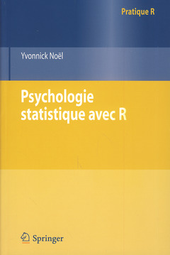 Couverture de l’ouvrage Psychologie statistique avec R