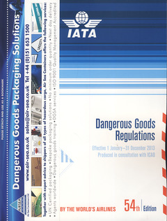 Couverture de l’ouvrage Dangerous goods regulations (IATA)