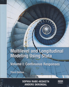 Cover of the book Multilevel and longitudinal modeling using Stata. Volume 1