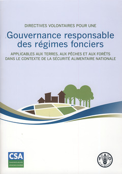 Cover of the book Directives volontaires pour une gouvernance responsable des régimes fonciers