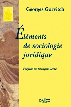 Cover of the book Éléments de sociologie juridique - Réimpression de l'édition de 1940