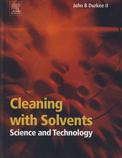 Couverture de l’ouvrage Cleaning with Solvents: Science and Technology