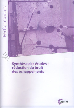 Couverture de l'ouvrage Synthèse des études