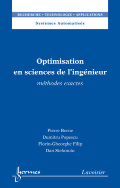 Cover of the book Optimisation en sciences de l'ingénieur